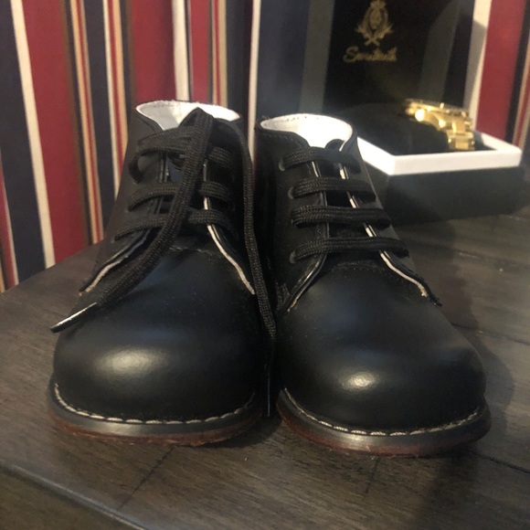 Josmo Baby Unisex Walking Shoes First Walker black toddler size 5 NWOB - Picture 1 of 7